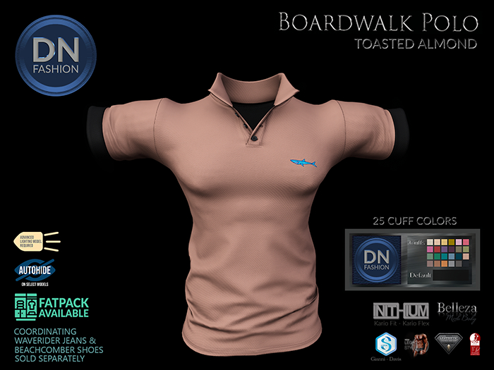 [DN] Boardwalk Polo - Toasted Almond