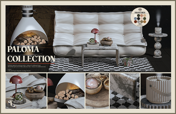 Theory . Paloma Fireplace (FATPACK)