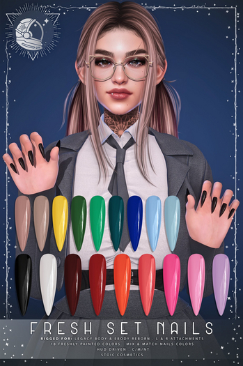 .STOIC. FRESH SET NAILS FATPACK