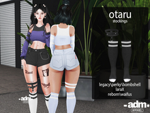 -adm. "Otaru stockings" Black