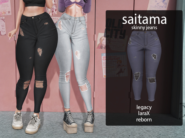 -adm. "Skinny jeans" - violet