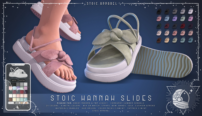 .STOIC. HANNAH SLIDES PASTELS PACK
