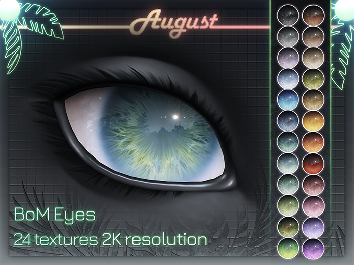 [• AUGUST •] - Eyes pack 3 BLIND (BOM / SL / LLUV)