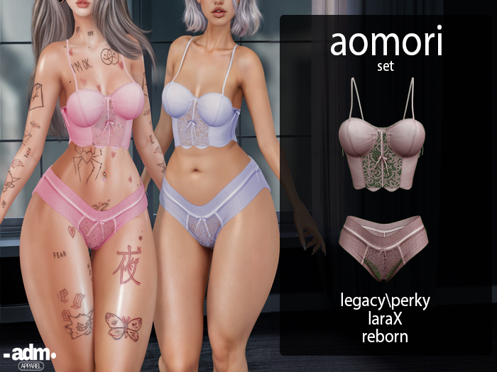 -adm. "Aomori  set" - nude