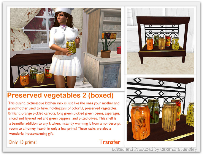 Preserved vegetables 1 TRANSFER (boxed)