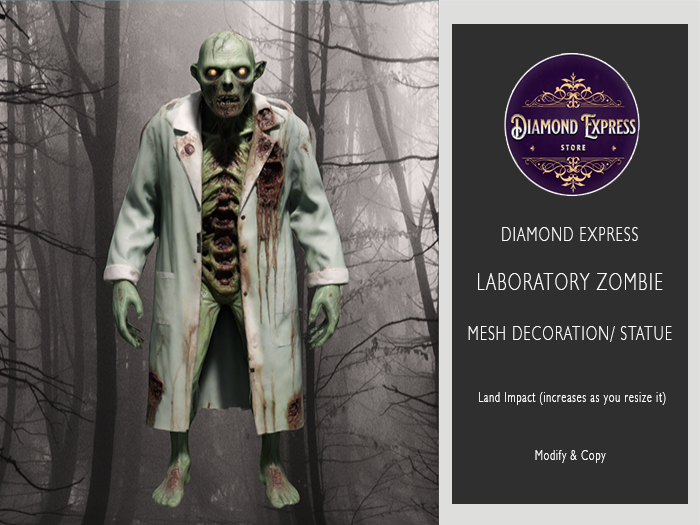 {DE} Laboratory Zombie - 3D Mesh