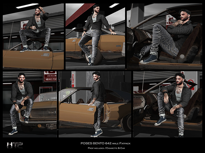 HARI POSES- bento pose 642 FATPACK MALE   BOX