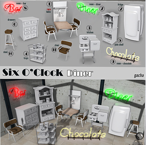 !six o'clock! [DINER v1.1-6] Drawers* GACHA