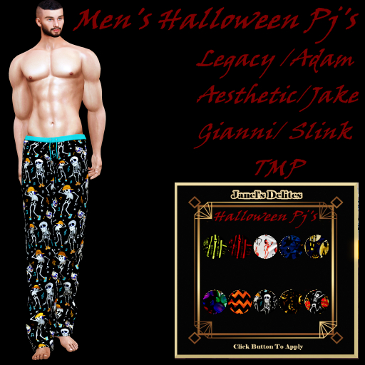 Men's Halloween PJs