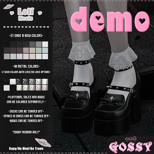 GOSSY~ Loli Heels (Reborn) *DEMO*