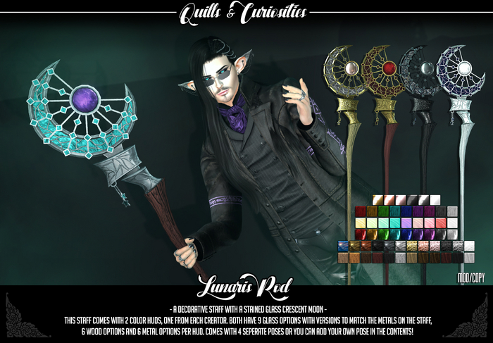 Quills & Curiosities - Lunaris Rod