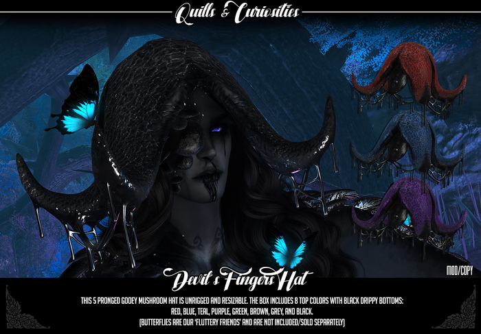 Quills & Curiosities - Devil's Fingers Hat