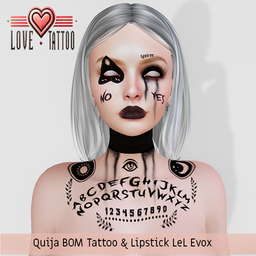 Second Life Marketplace QUIJA BOM TATTOO & Lipstick lel Evox