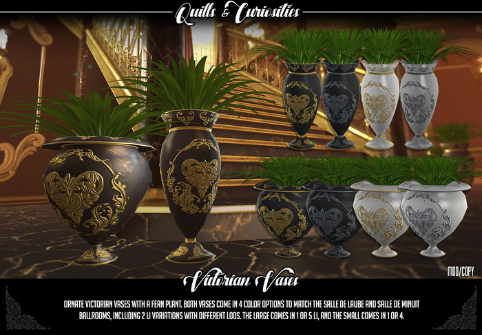 Quills & Curiosities - Victorian Vases