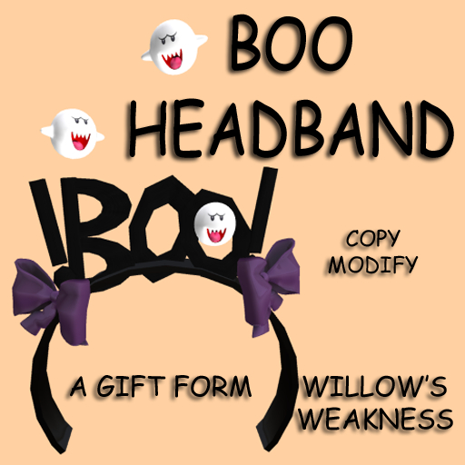 HALLOWEEN !BOO! HEADBAND - GIFT