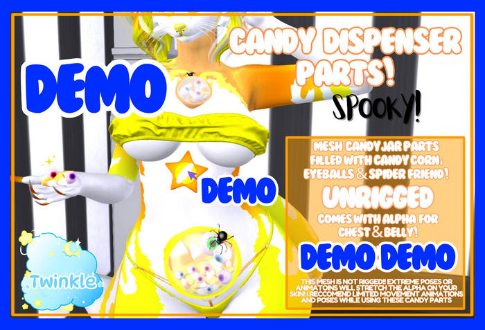 *Twinkle* Candy Dispenser Parts! Spooky! DEMO