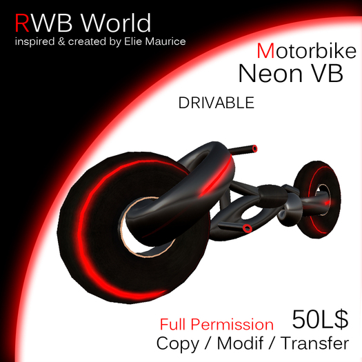 [RWB] Motorbike Neon VB [BOXED & Full Perm]