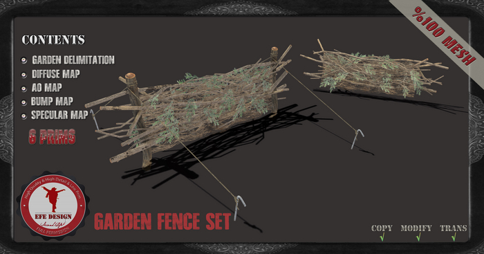 (Efe Design) Garden Delimitation Set Fullperm 
