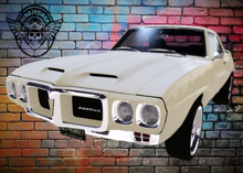 68 FIREBIRD TA WHITE CAR