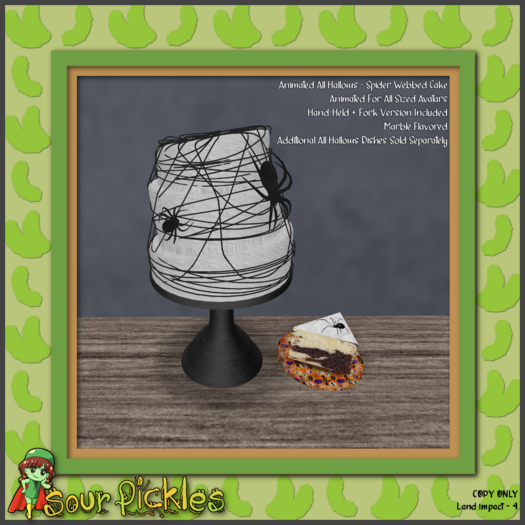[SP] All Hallows - Spider Webbed Cake