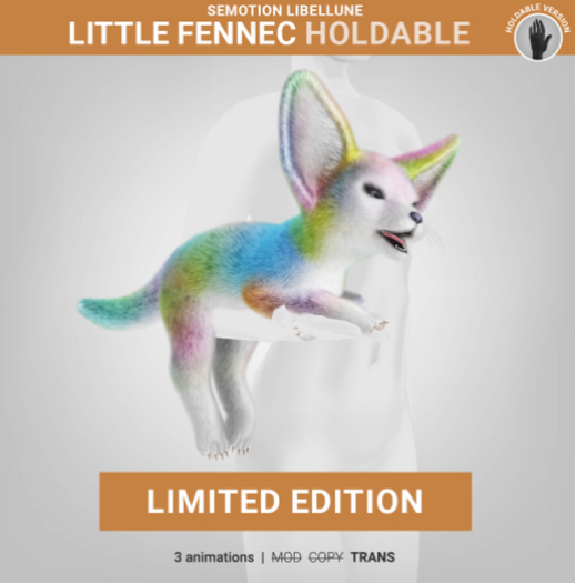 SEmotion Libellune Little Fennec Holdable LIMITED