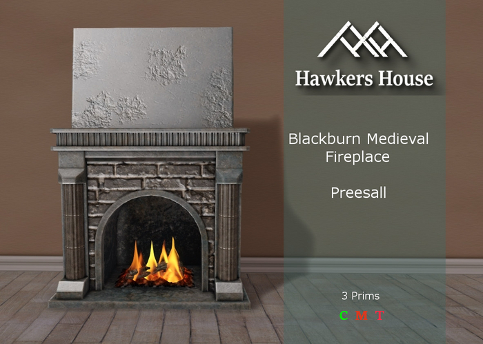 *HH* Blackburn Medieval Fireplace Preesall