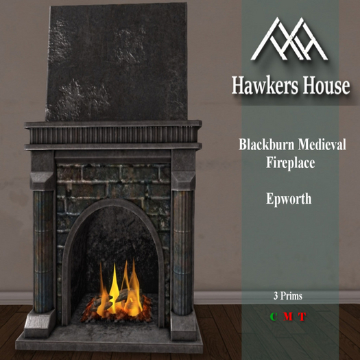 *HH* Blackburn Medieval Fireplace Epworth