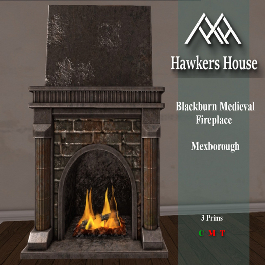 *HH* Blackburn Medieval Fireplace Mexborough
