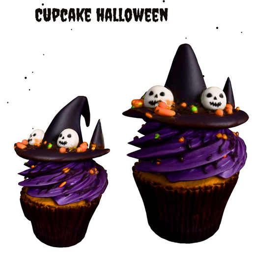 'MB' Cupcake halloween