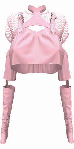 *CK* Crush top ROSE