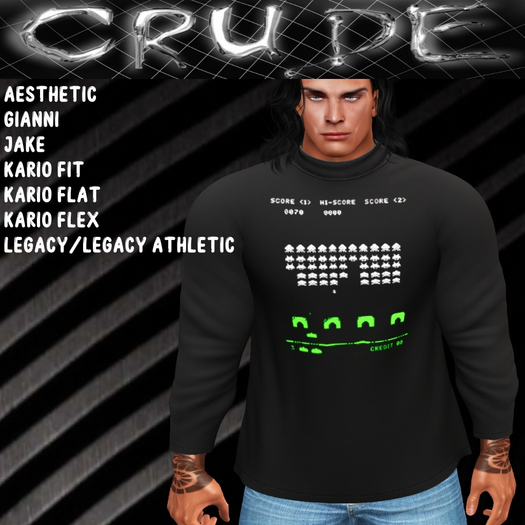 Space Invaders Men's Turtle (MTN) <Wear Me>