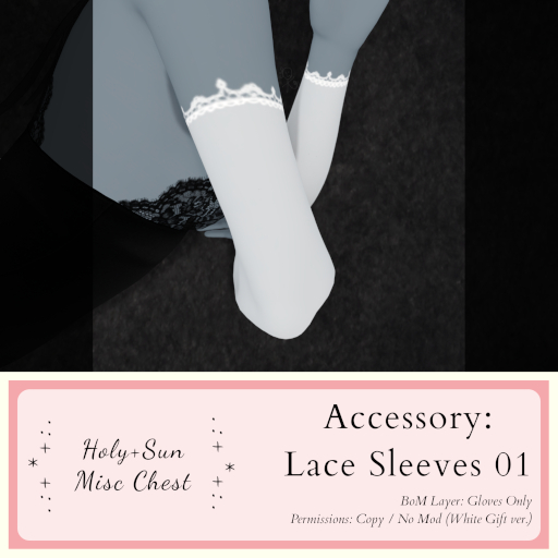 .*H+S*.Accessory:LaceSleeves01 .*BoM-WhiteGift*..*Copy*.