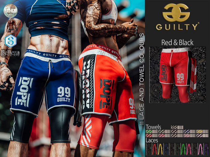 Guilty 163 Max Pants-08 Red&Black