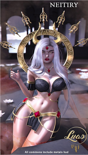 2. Luas Neitiry Outfit Set Reborn Waifu RARE + HUD