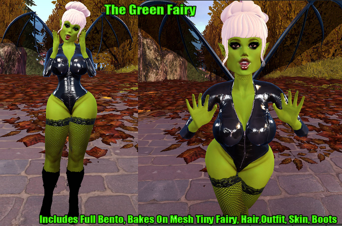 BOM  CURVY  Tiny Green Fairy