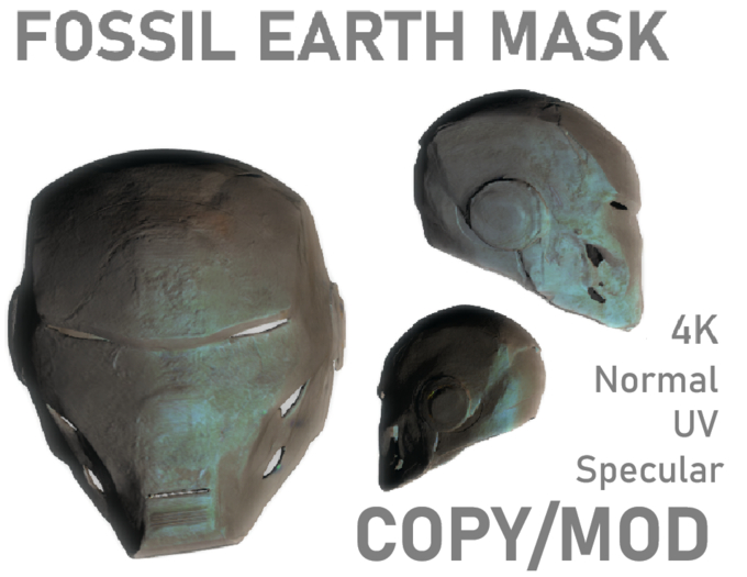 Fossil Earth Mask / Helmet [PBR]