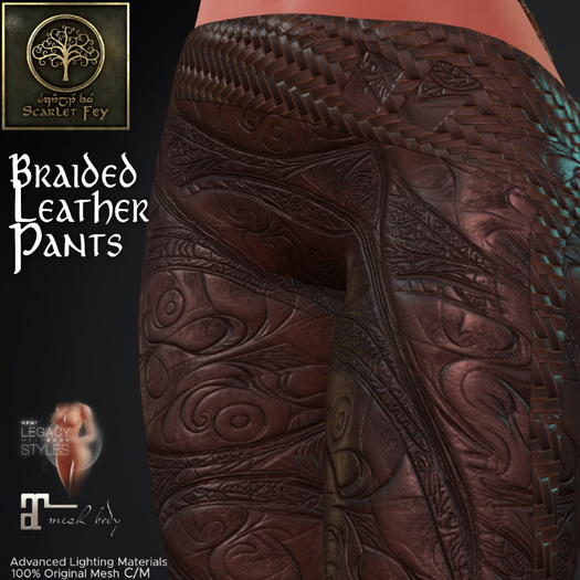 SF:: Braided Leather Pant (Add Me)