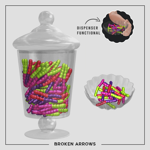 BROKEN ARROWS - Treats - Gummy Worm - Radioactive