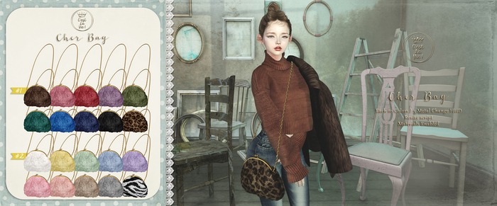 ::C'est la vie !:: Cher Bag (DEMO #1#2) 10colors / 5 Metal colors change / Materials ON･OFF