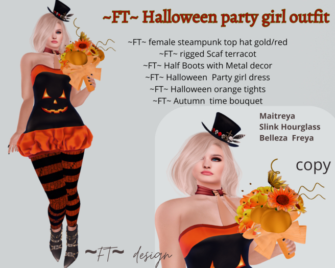~FT~ Halloween party girl outfit