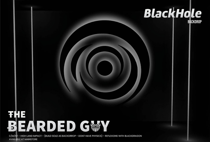 Black Hole Backdrop - The Bearded Guy