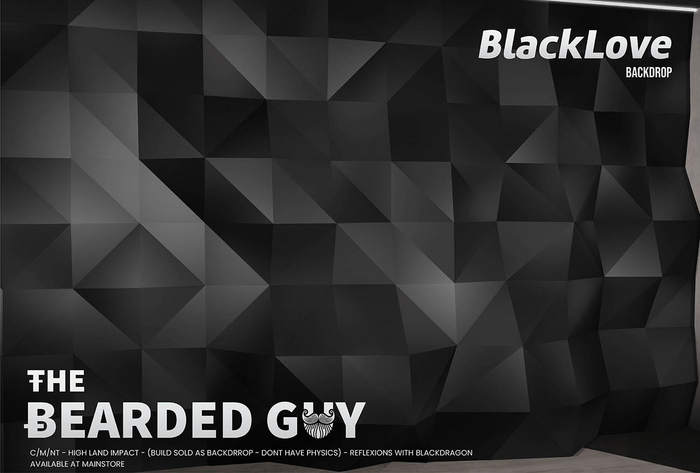Black Love Backdrop - The Bearded Guy