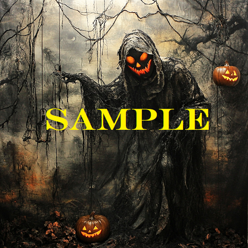 Halloween Creeper Backdrop