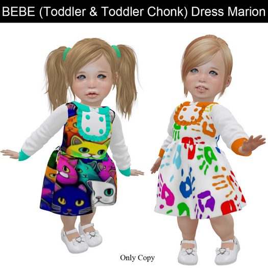 BEBE (Toddler & Toddler Chonk) Dress Marion Demo