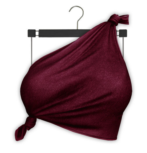 erratic / ezra - top / burgundy (Maitreya LaraX, Lara PetiteX / Legacy Classic + Perky / eBody Reborn)