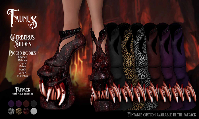 [Faunus] Cerberus Shoes // Fatpack
