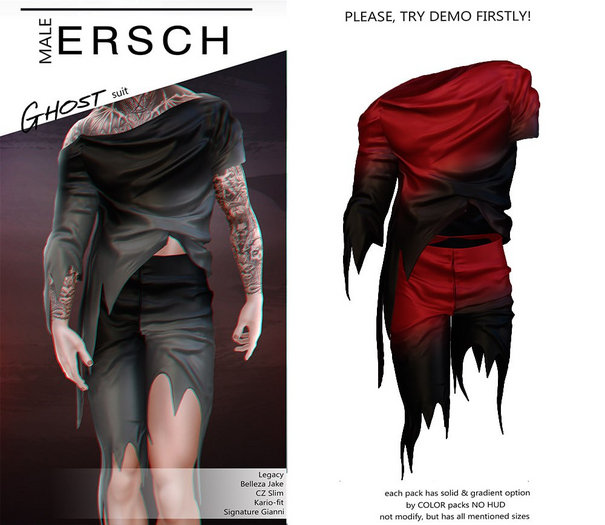 ERSCH - Ghost Set -red-