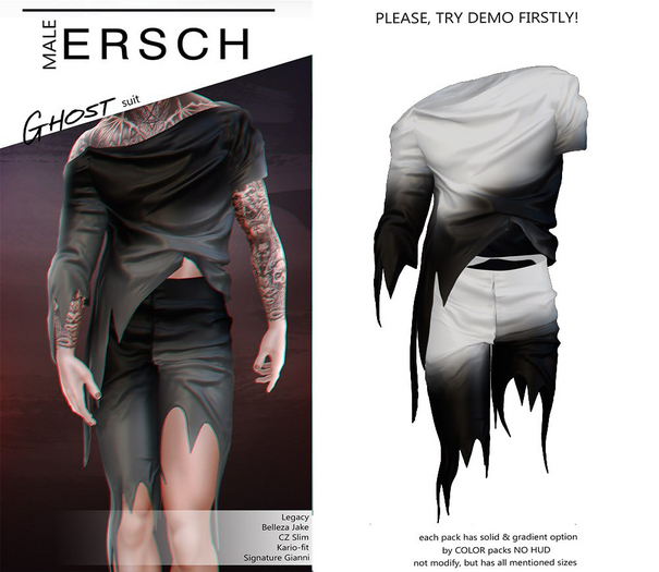 ERSCH - Ghost Set -white-