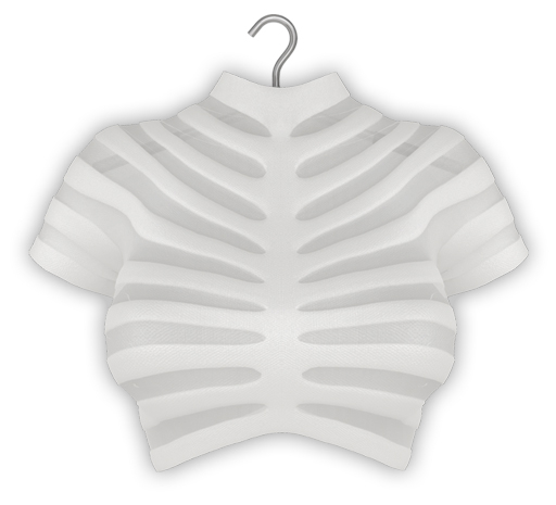 erratic / aire - top / white (Maitreya LaraX, Lara PetiteX / Legacy Classic + Perky / eBody Reborn) 