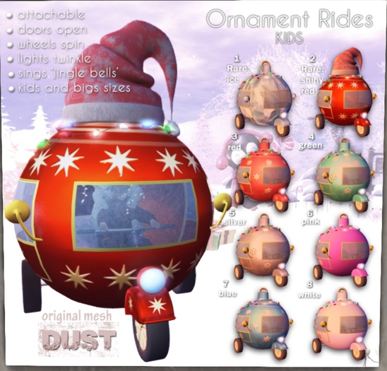 1 DUST: Ornament Car Ice RARE [KID]